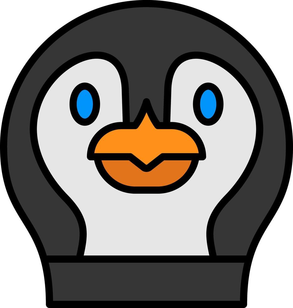 Penguin Creative Icon Design vector