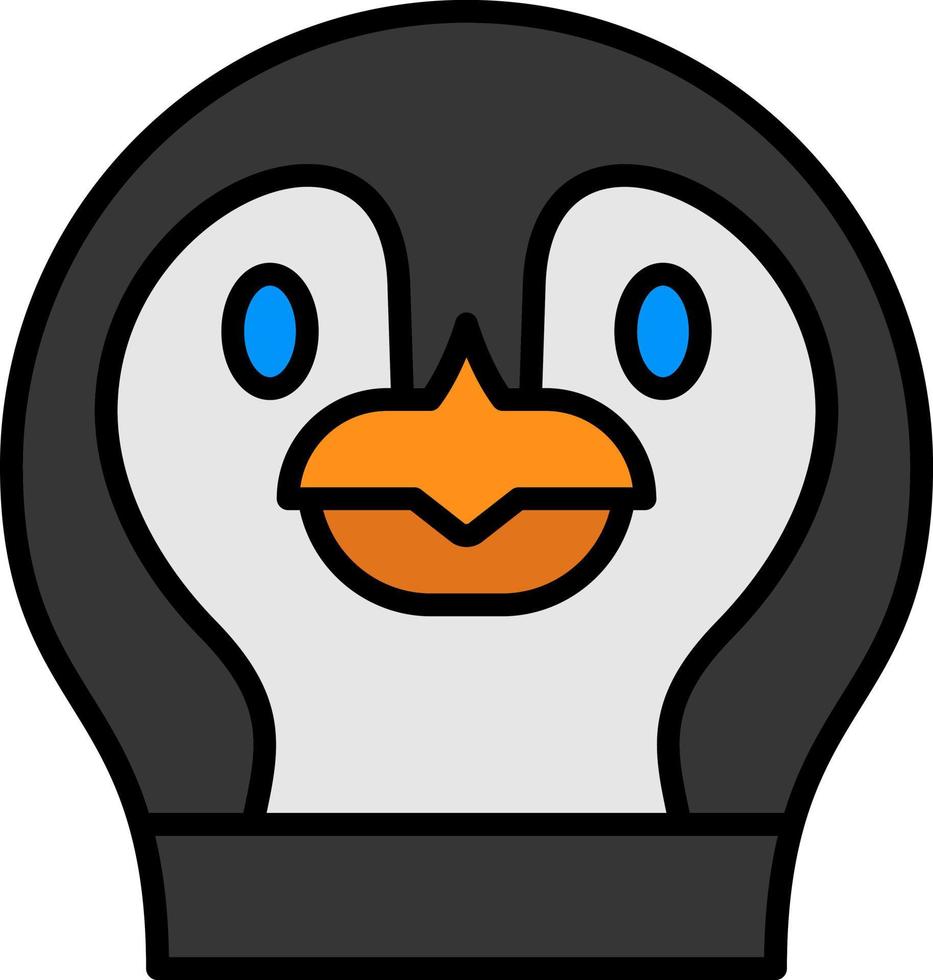 diseño de icono creativo de pingüino vector