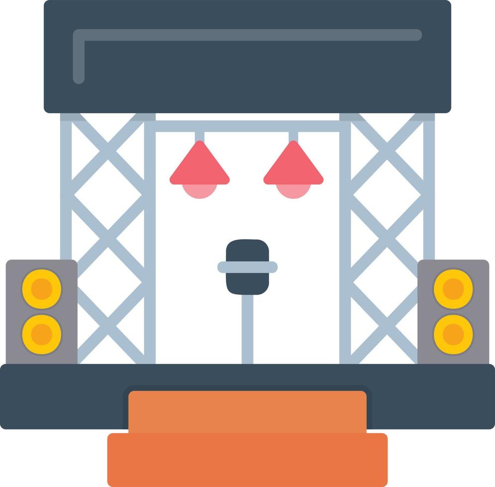 Stage Creative Icon Design vector