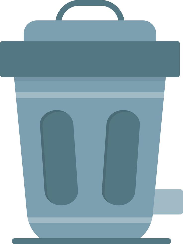 Trash Bin Creative Icon Design vector