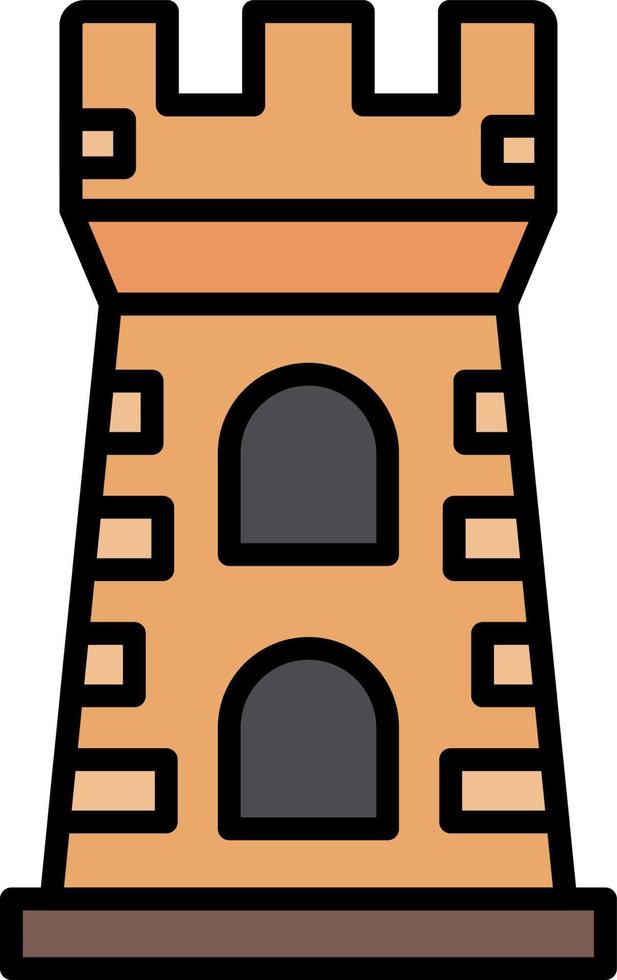 Tower Creative Icon Design vector