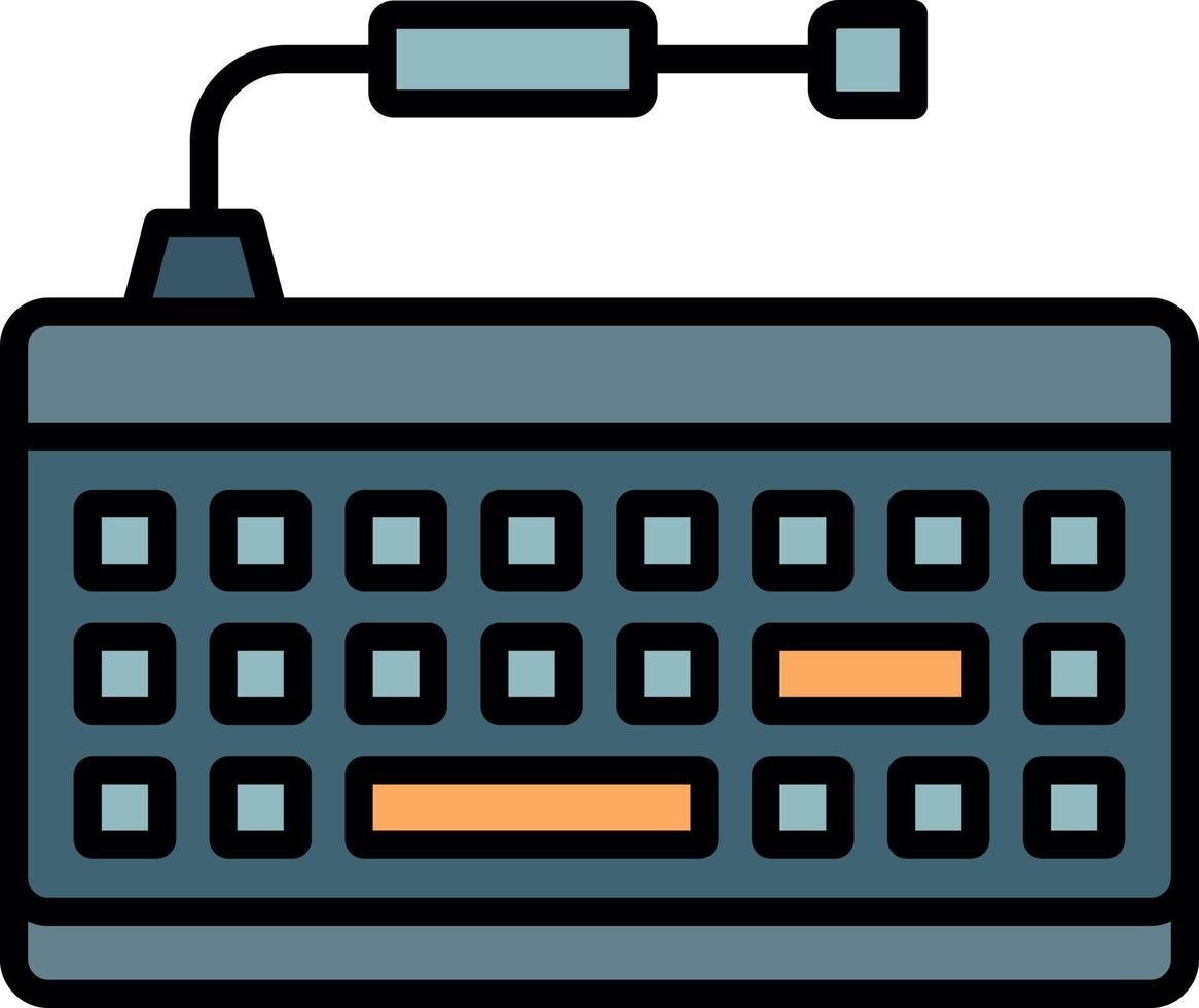 Keyboard Creative Icon Design vector