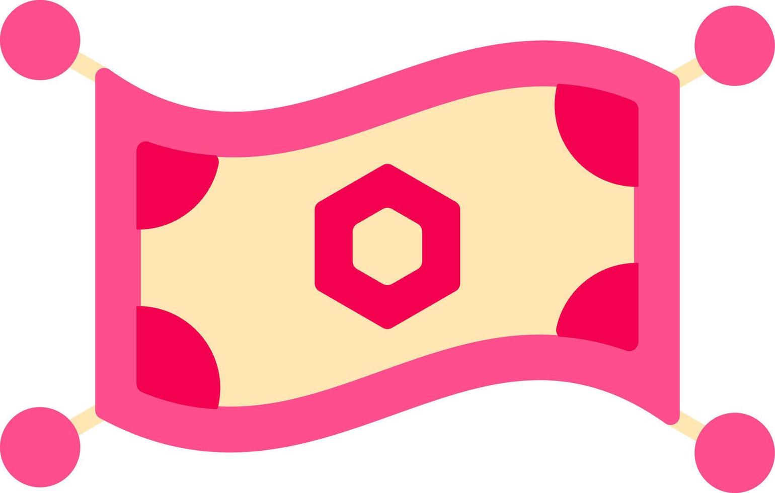Magic Carpet Creative Icon Design vector