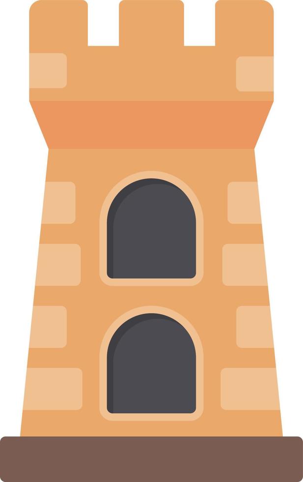 diseño de icono creativo de torre vector