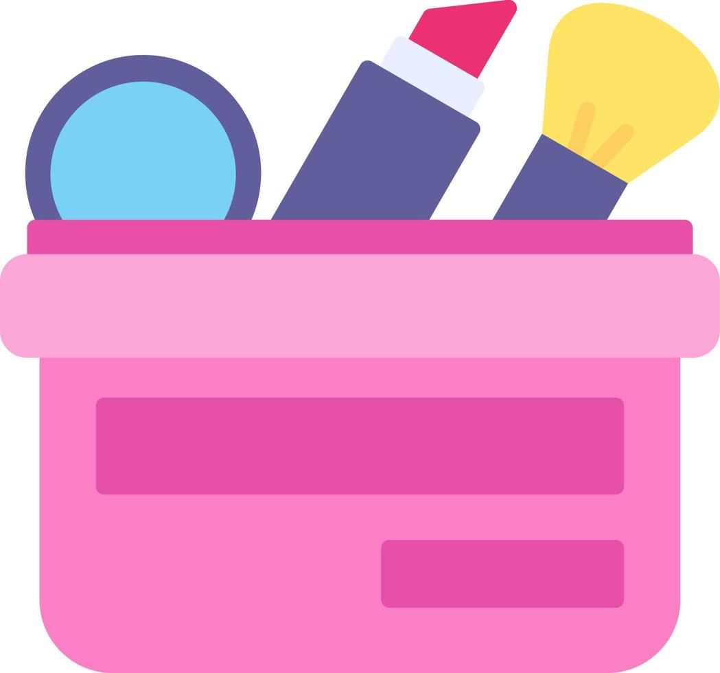 diseño de icono creativo de bolsa de maquillaje vector