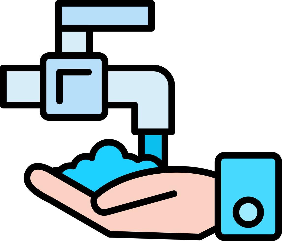 Handwash Creative Icon Design vector