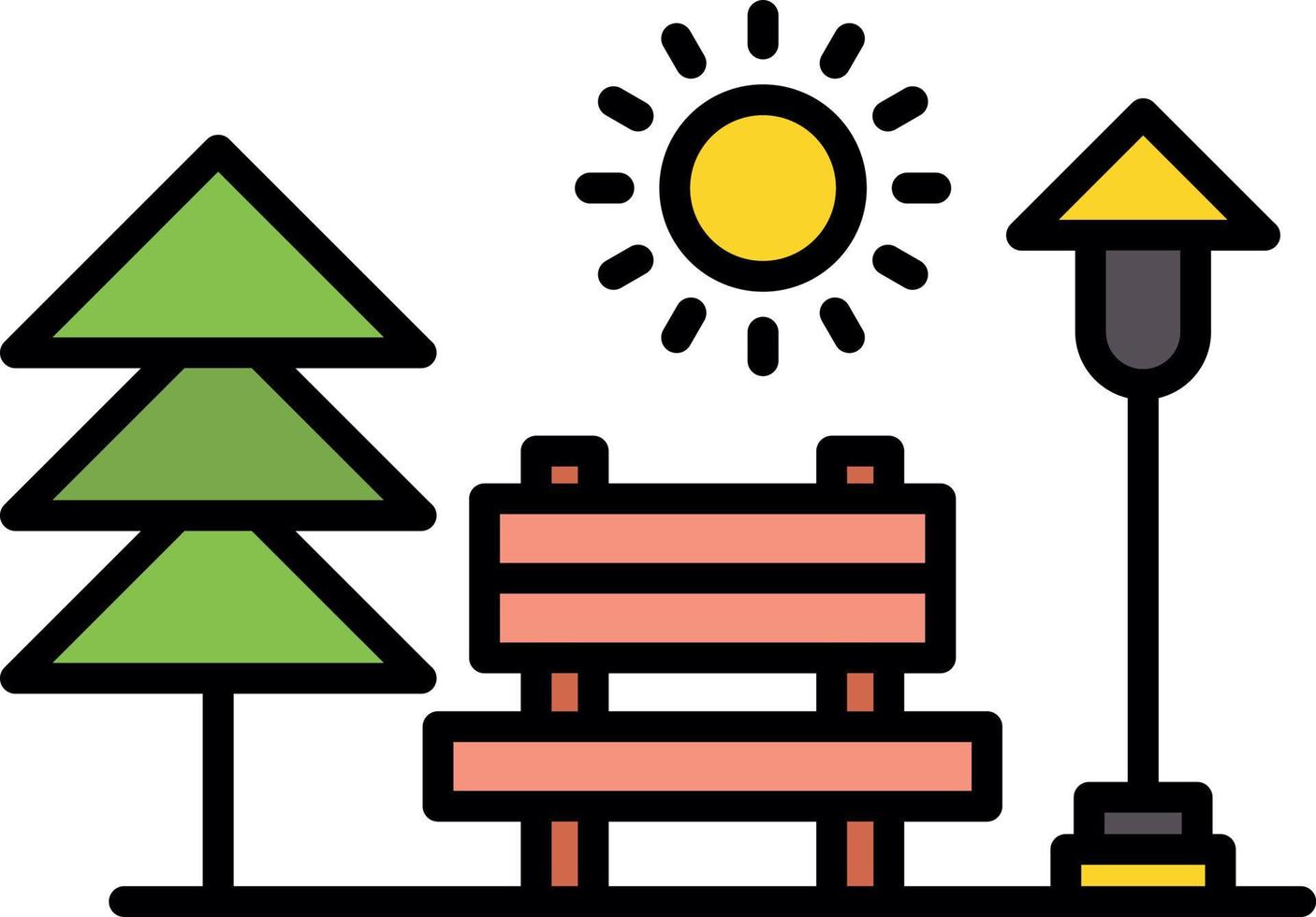 Park Creative Icon Design vector