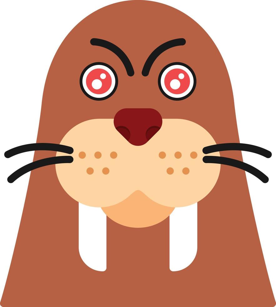 Walrus Creative Icon Design vector