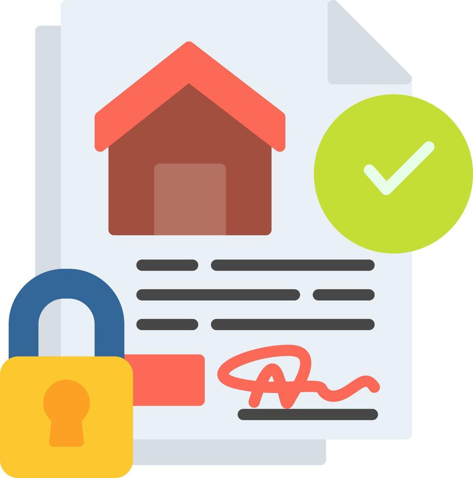 Home Insurance Creative Icon Design vector