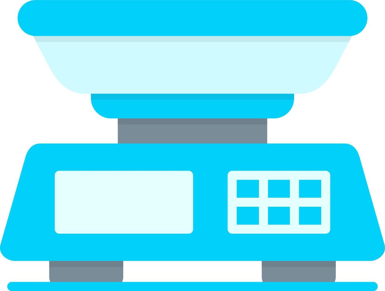 Food Scale Creative Icon Design vector