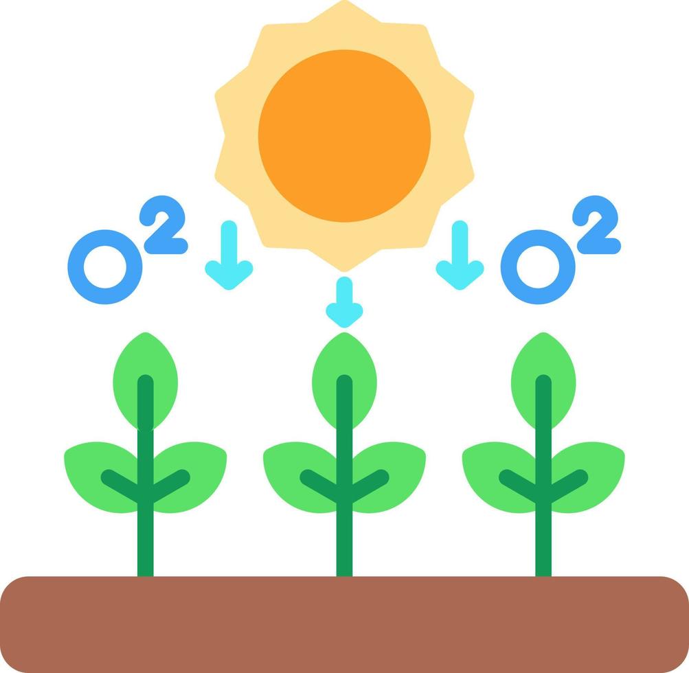Photosynthesis Creative Icon Design vector