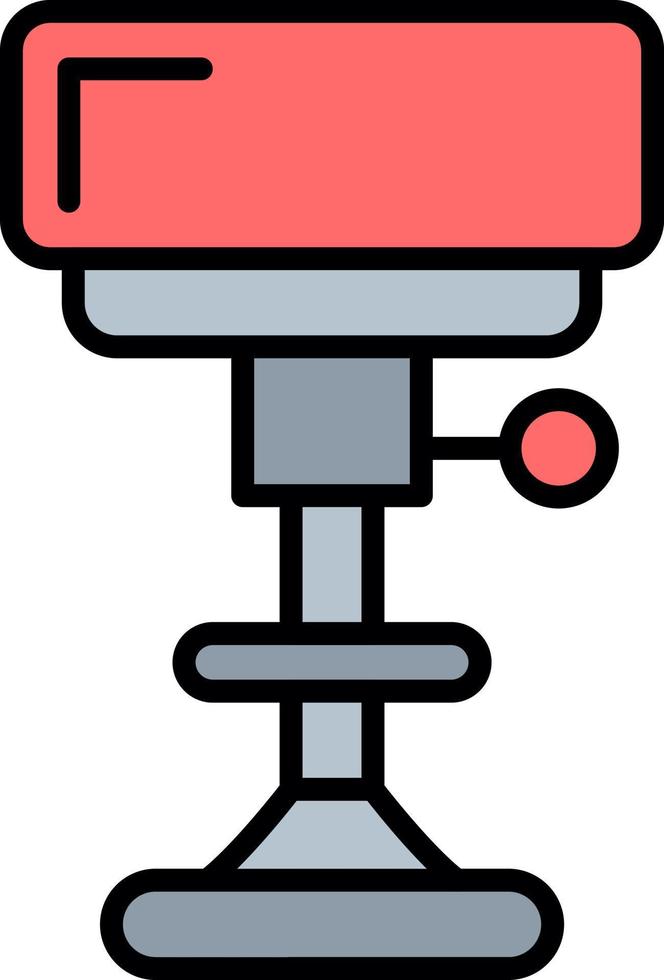 Bar Stool Creative Icon Design vector