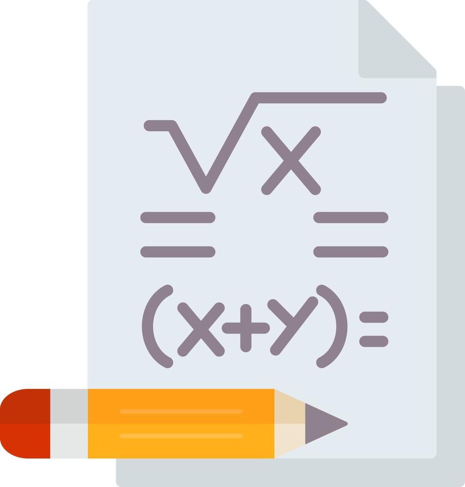 Maths Creative Icon Design vector