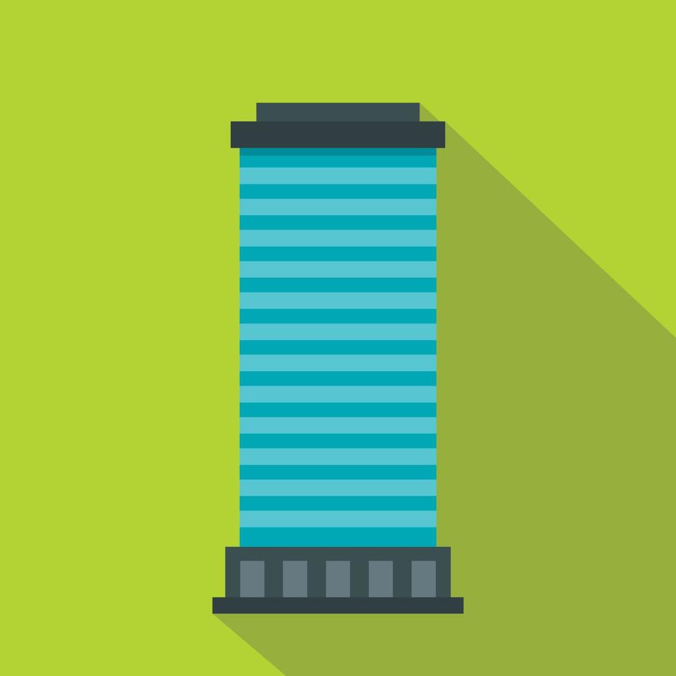 Column icon, flat style vector