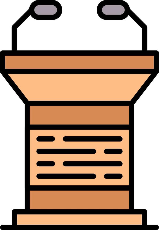 Lectern Creative Icon Design vector