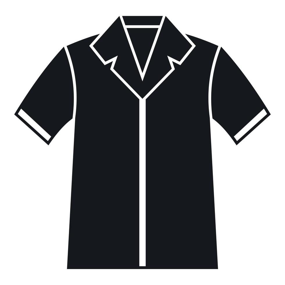 Shirt polo icon, simple style vector