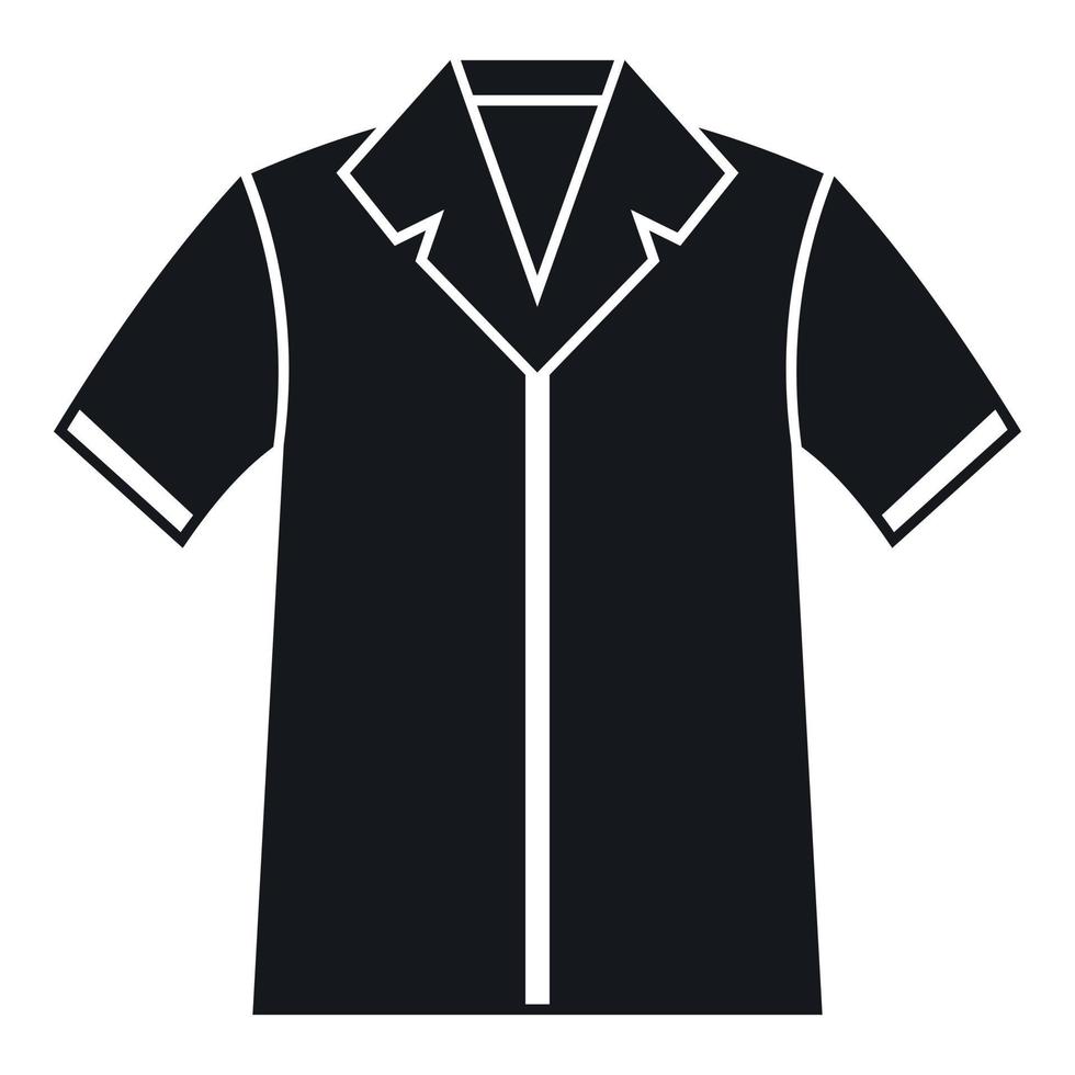 Shirt polo icon, simple style vector