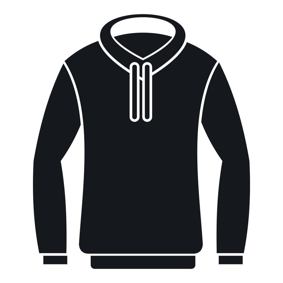 Hoody icon, simple style vector