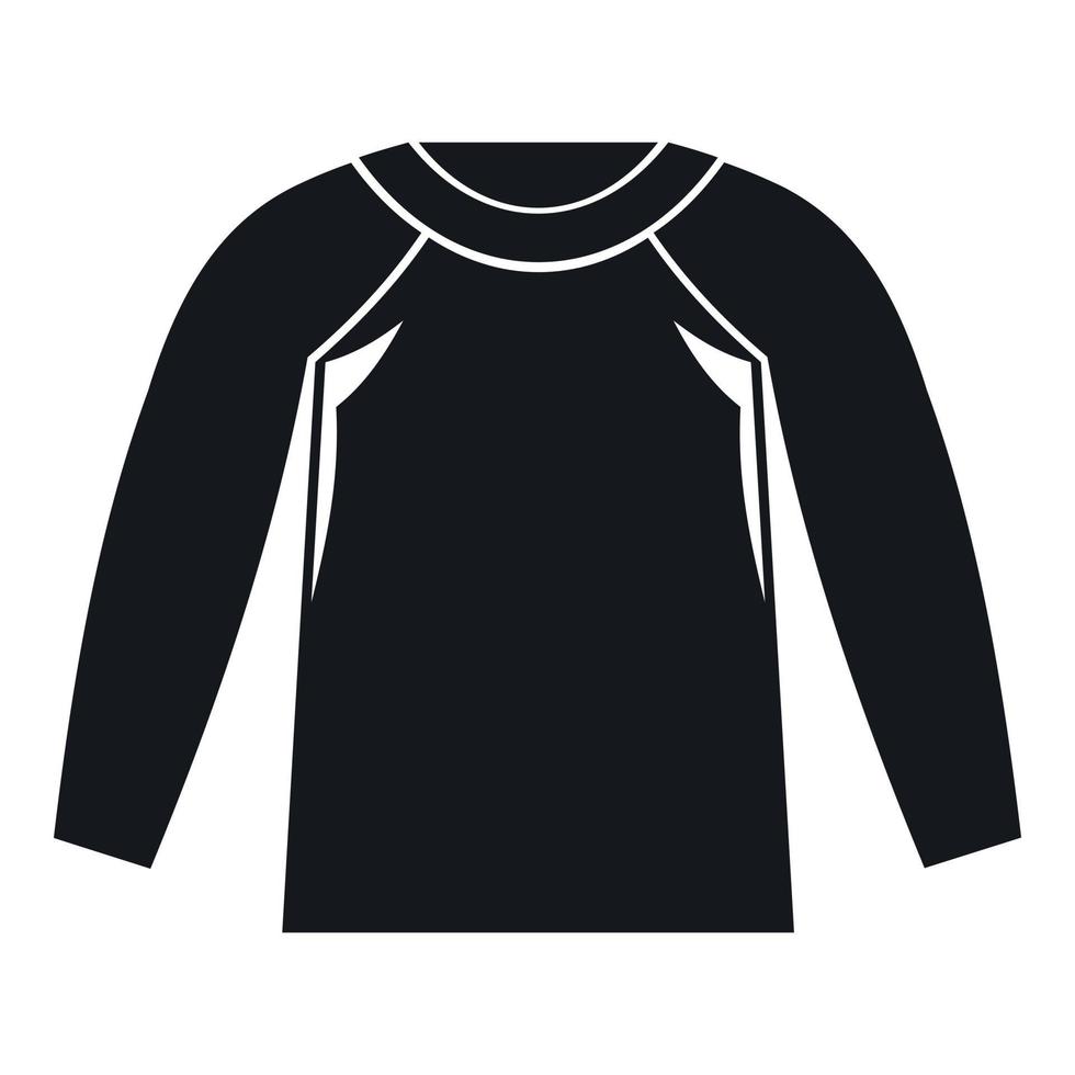 chaqueta deportiva, icono, estilo simple vector