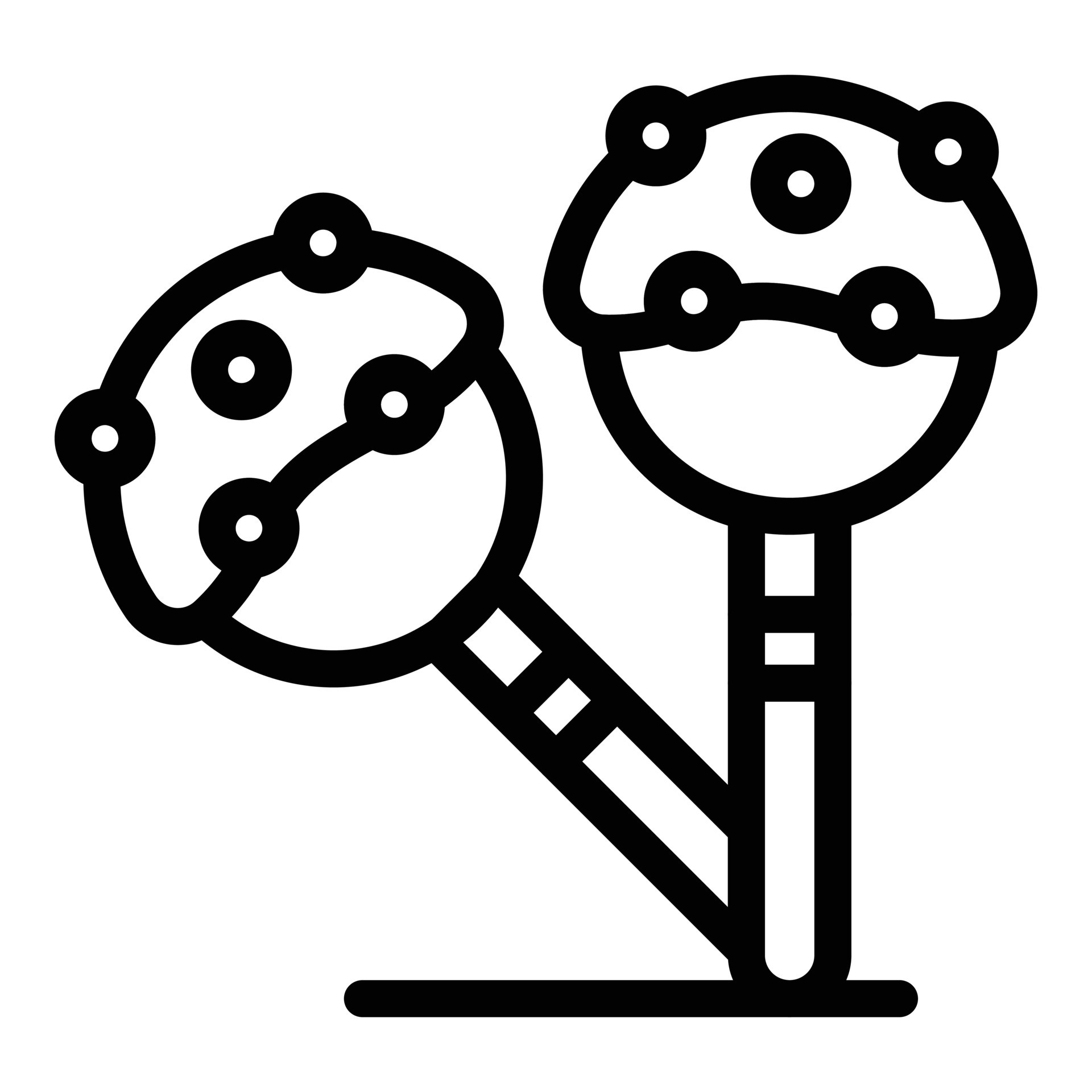 Cake pops icon outline vector. Candy pop 15073879 Vector Art at Vecteezy