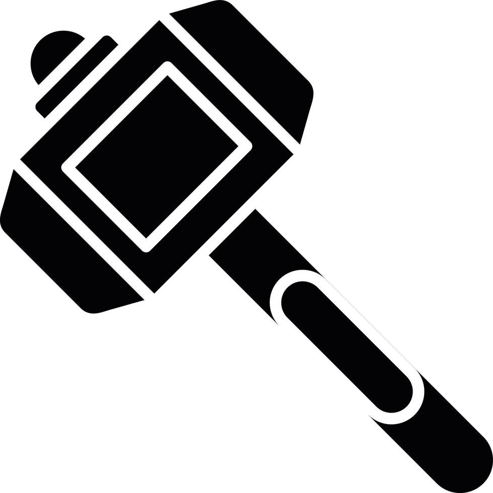 Hammer Creative Icon Design vector