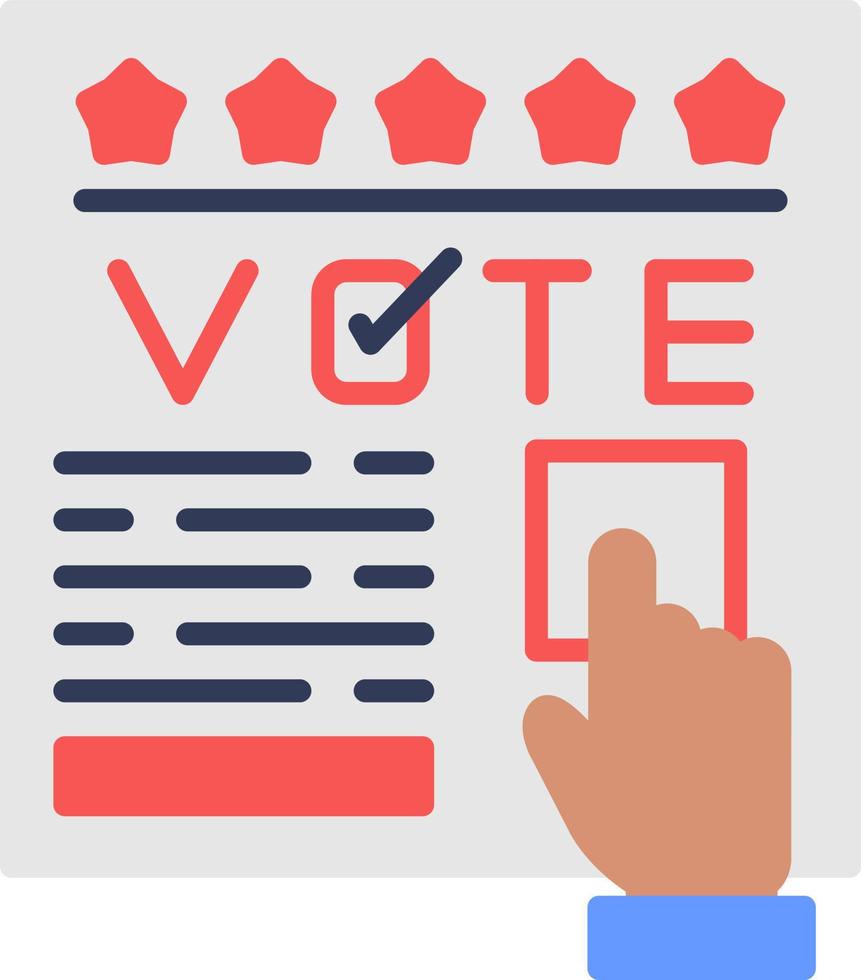 Vote Creative Icon Design vector