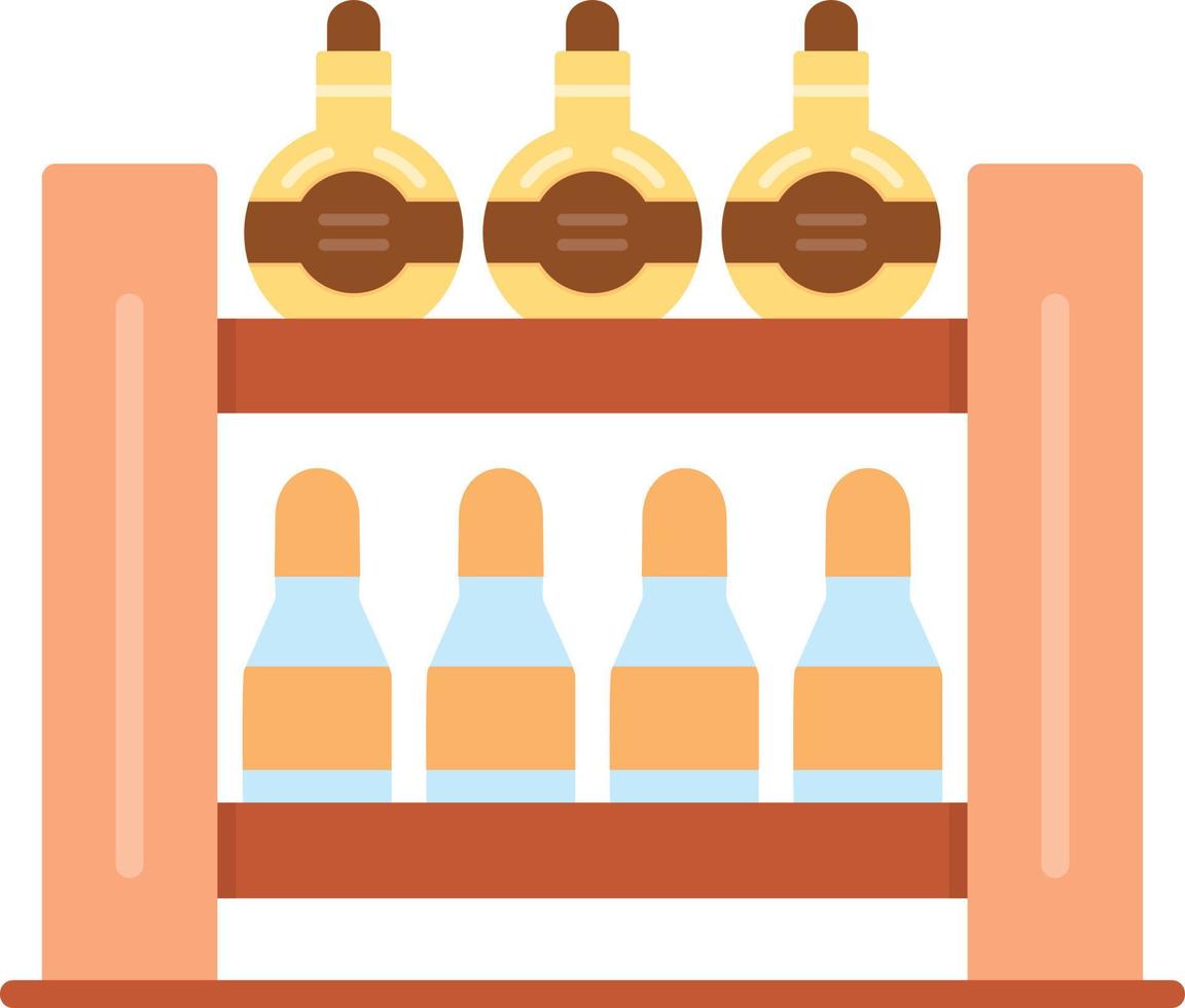 Bottle Rack Creative Icon Design vector