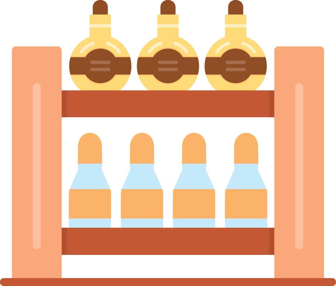 Bottle Rack Creative Icon Design vector