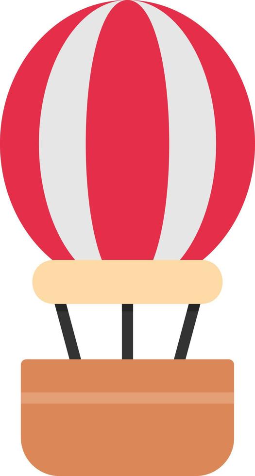 Hot Air Balloon Creative Icon Design vector