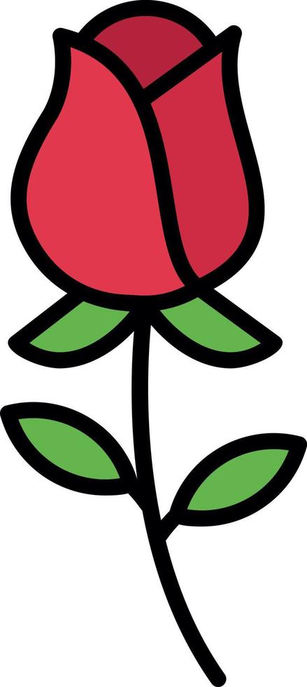 diseño de icono creativo rosa vector