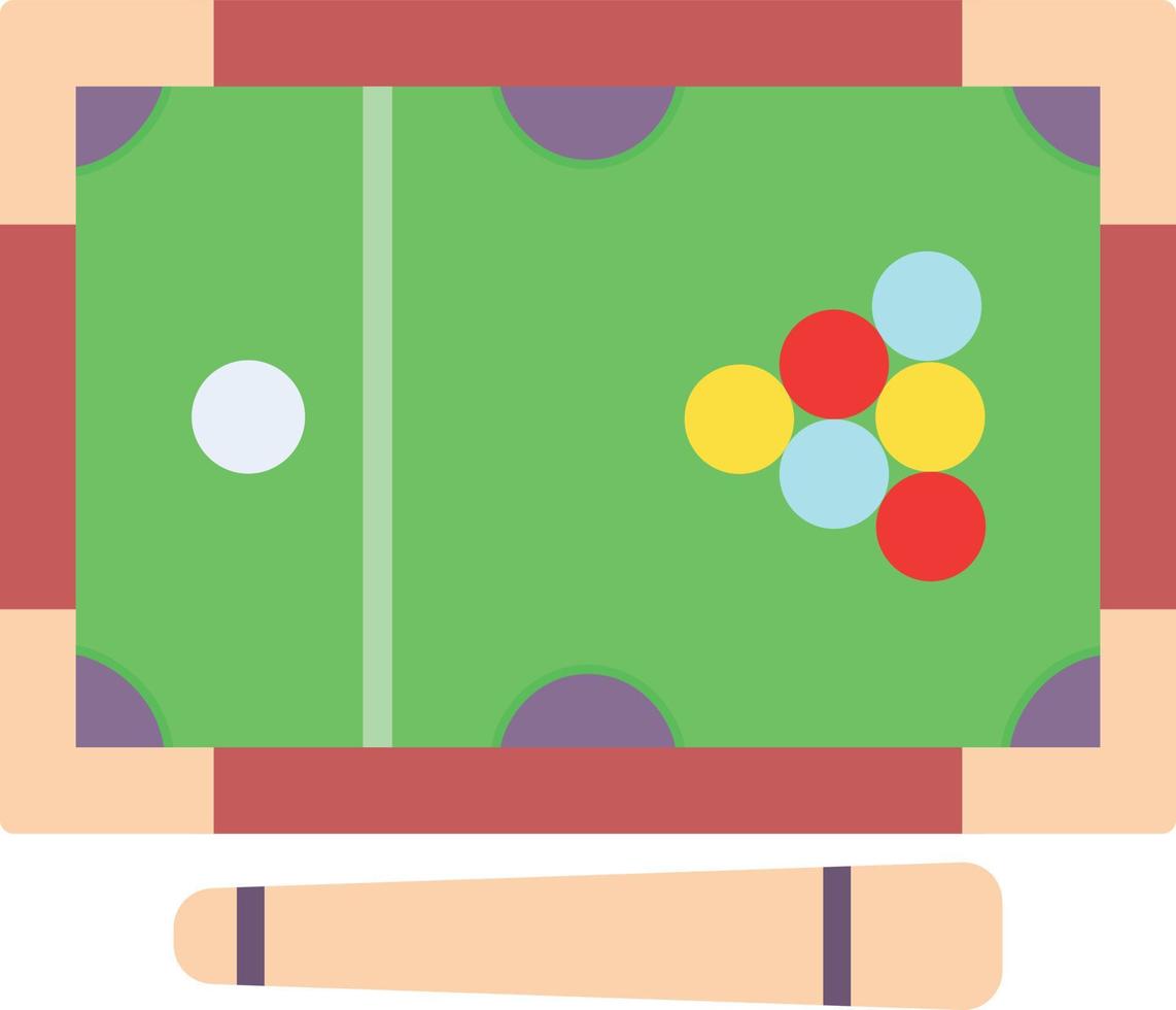 Snooker Creative Icon Design vector