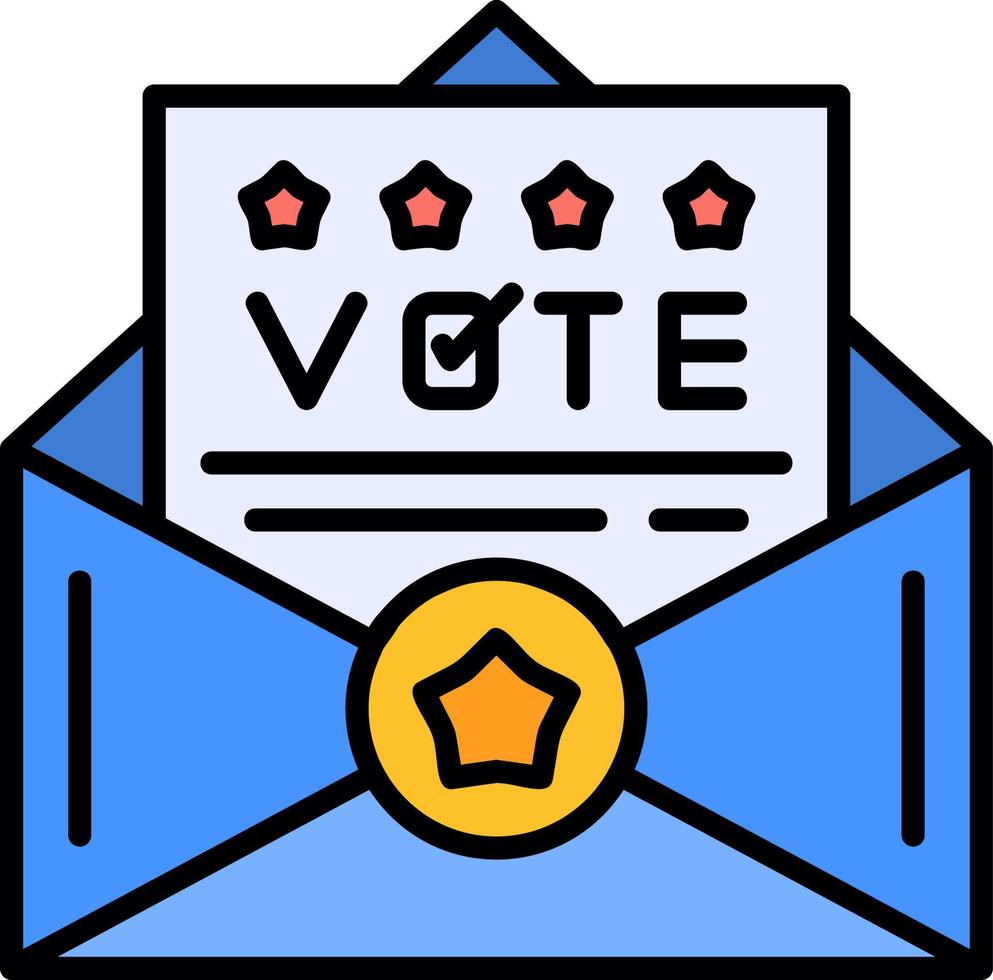 Vote Creative Icon Design vector