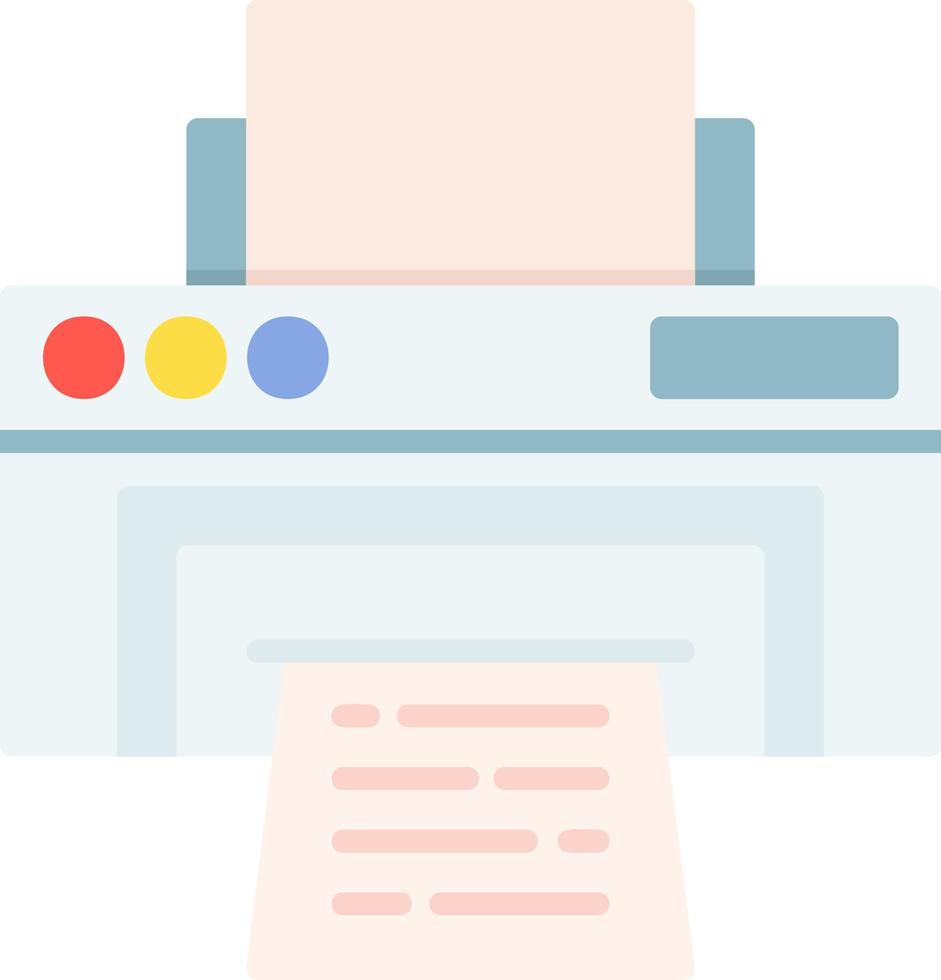 Printer Creative Icon Design vector