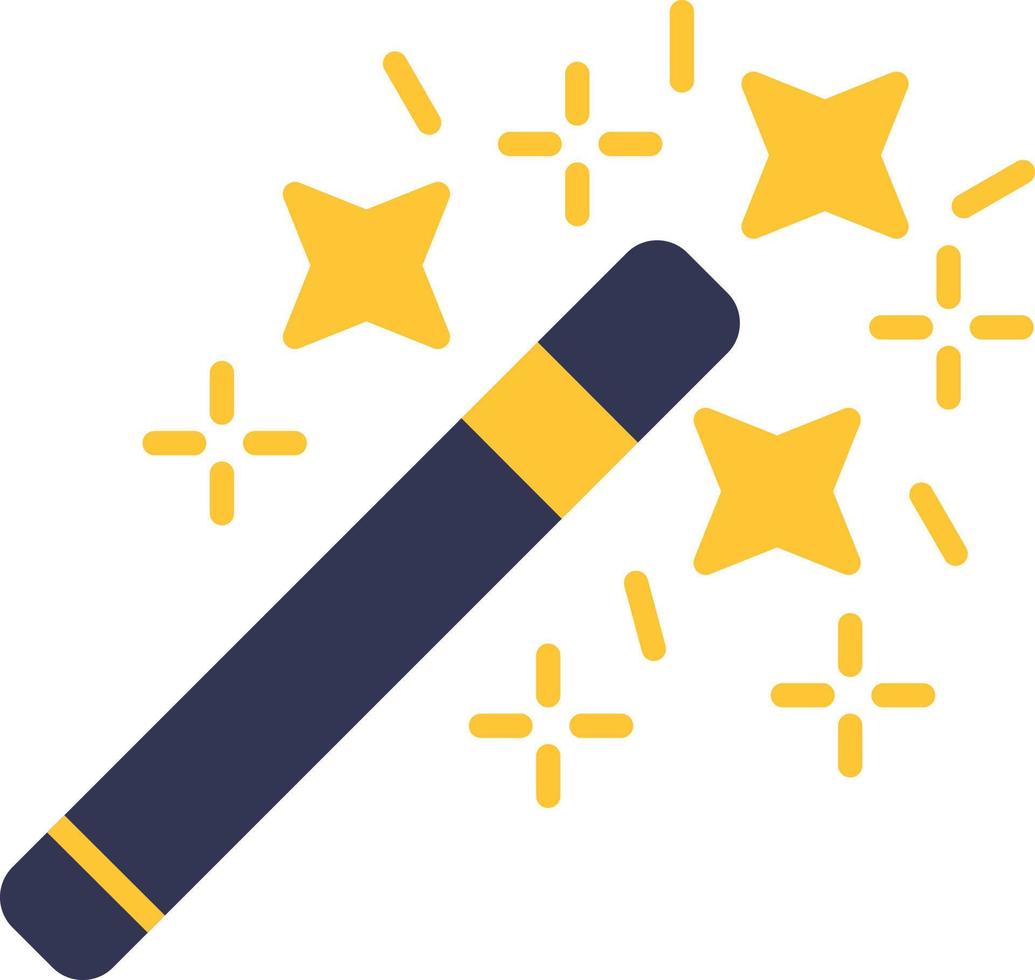 Magic Wand Creative Icon Design vector