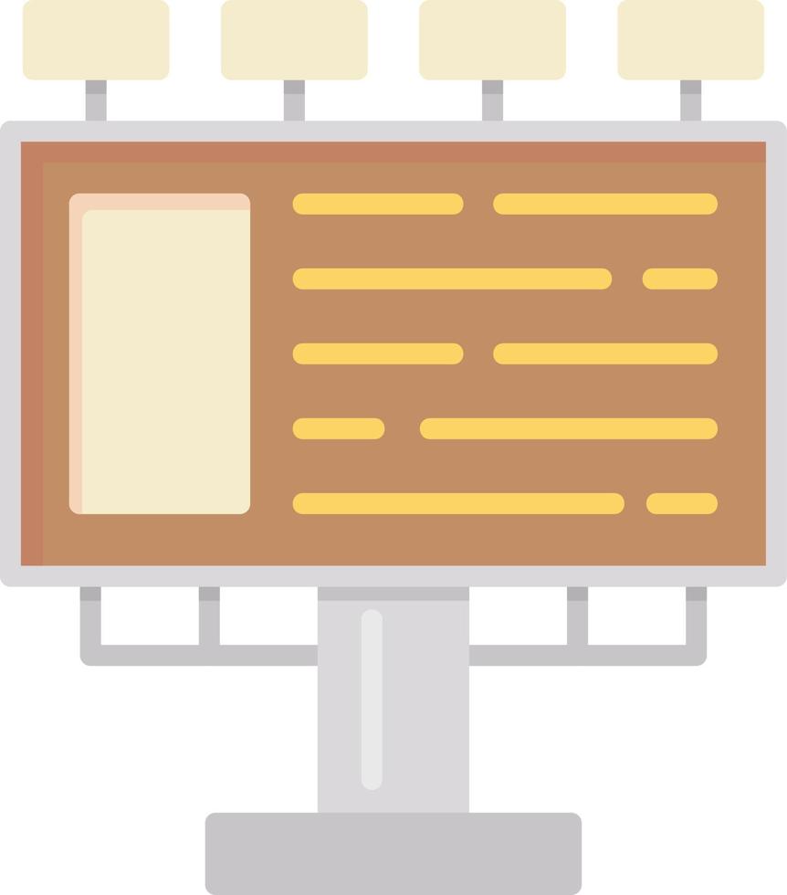 Billboard Creative Icon Design vector