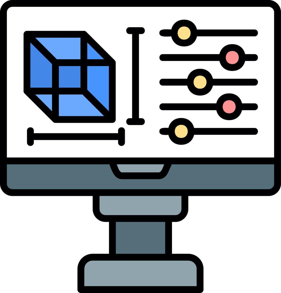 diseño de icono creativo de simulación vector