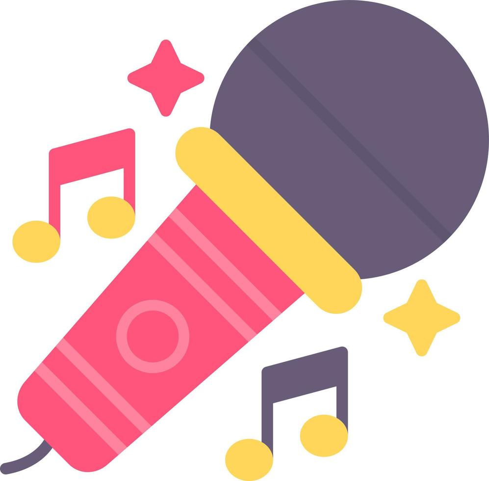 Karaoke Creative Icon Design vector