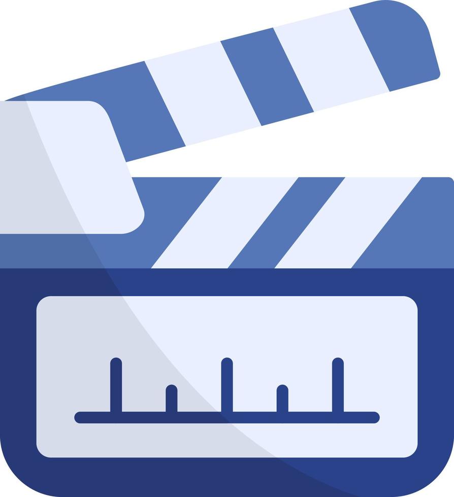 Clapperboard Creative Icon Design vector