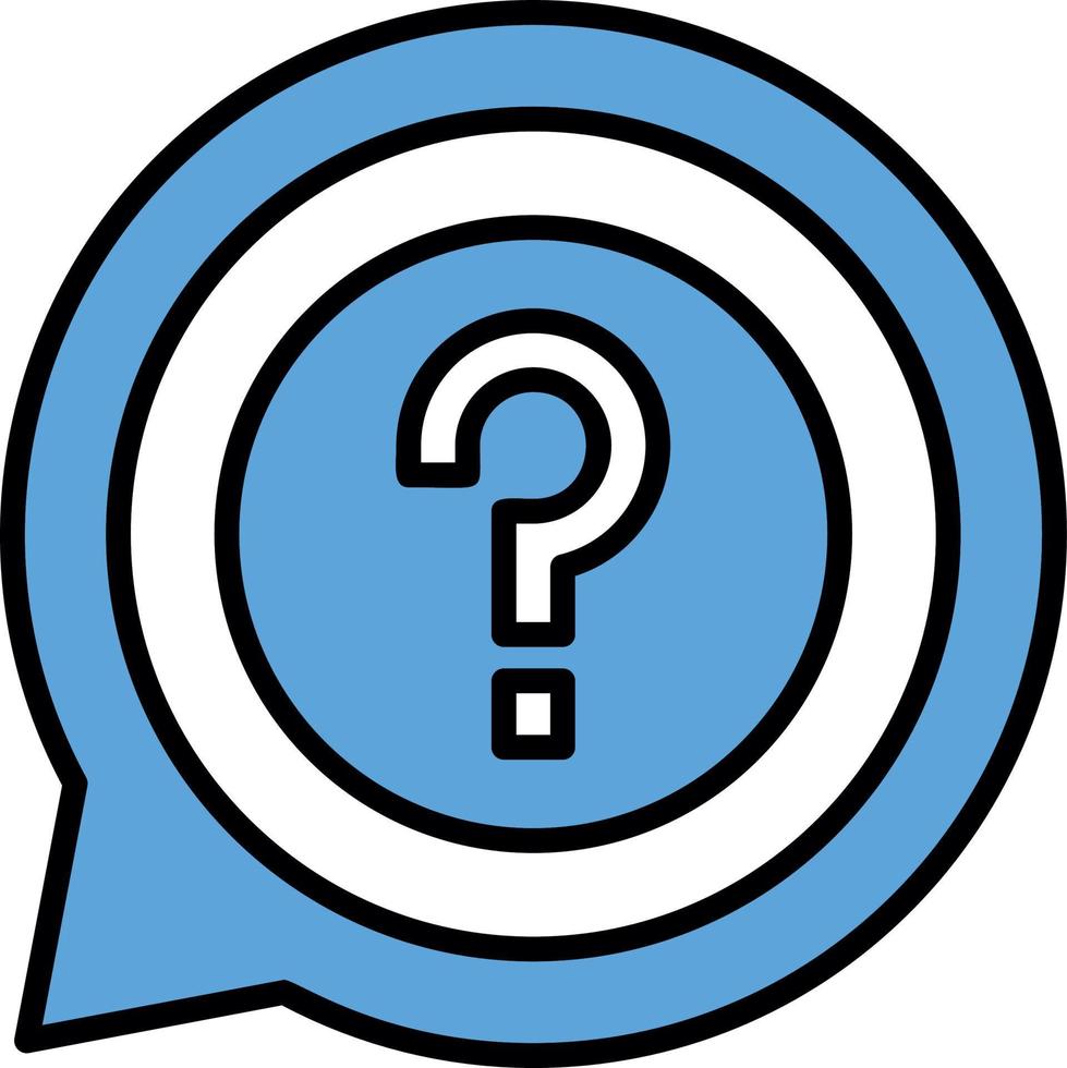 Question Creative Icon Design vector