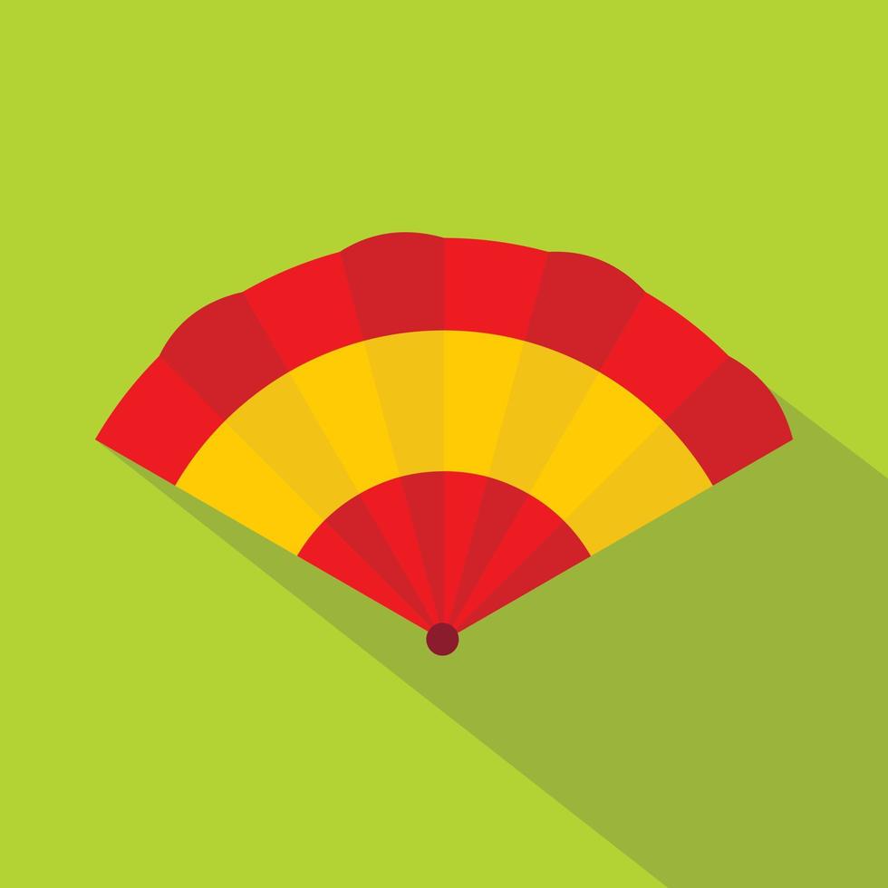 Fan icon, flat style vector
