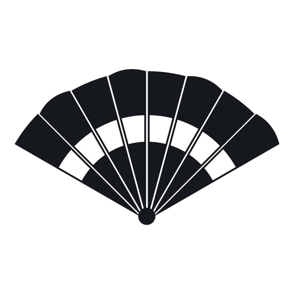 Fan icon, simple style vector
