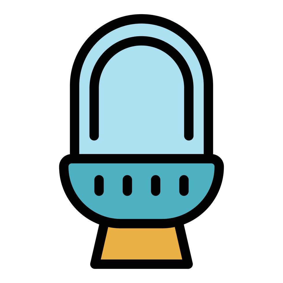 Podcast app icon color outline vector