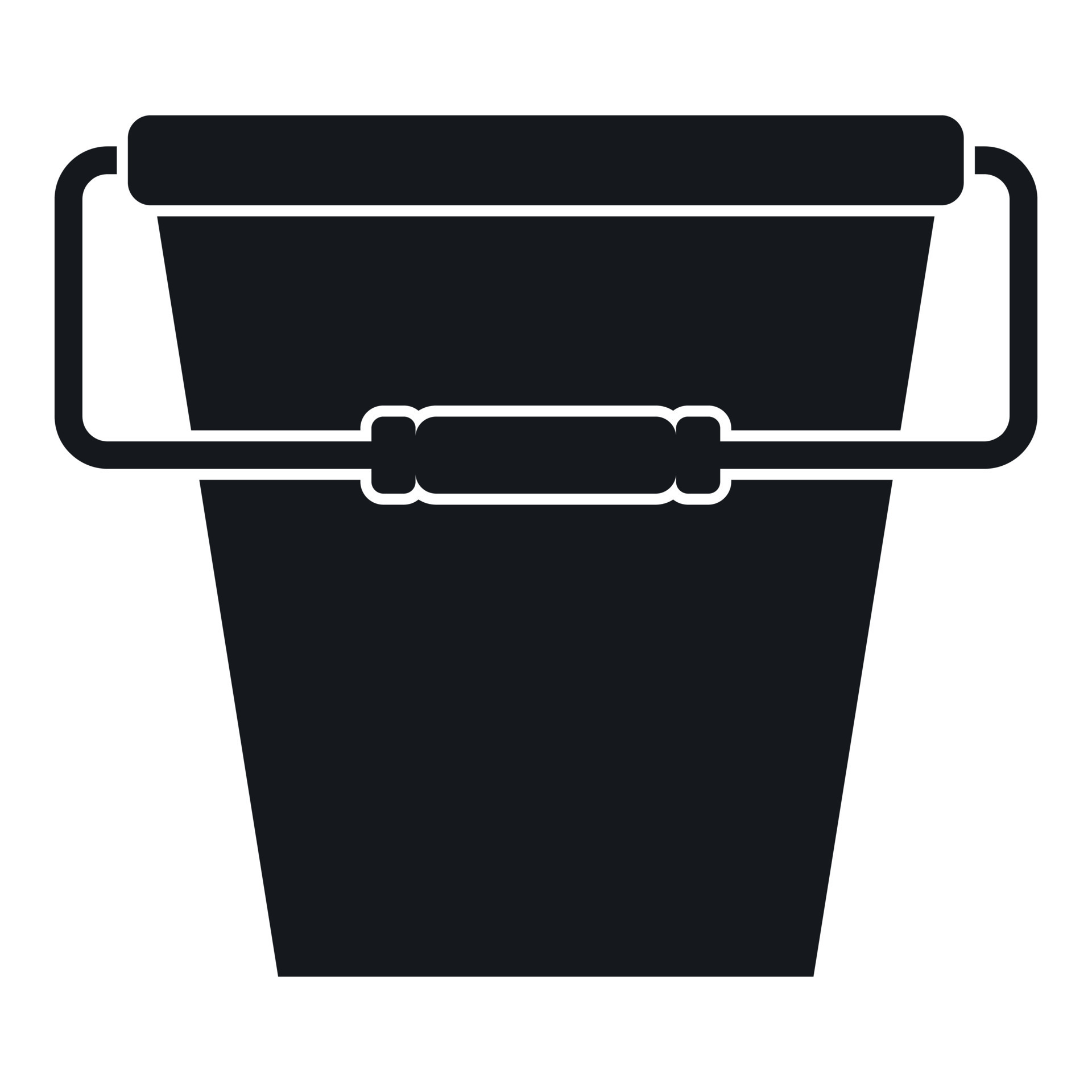 Empty bucket icon, simple style 15074681 Vector Art at Vecteezy