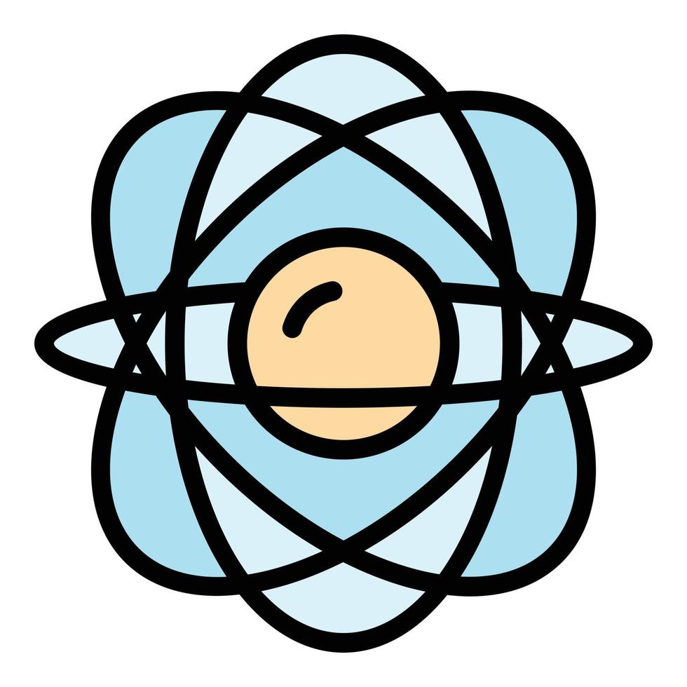 Gravity gyroscope icon color outline vector