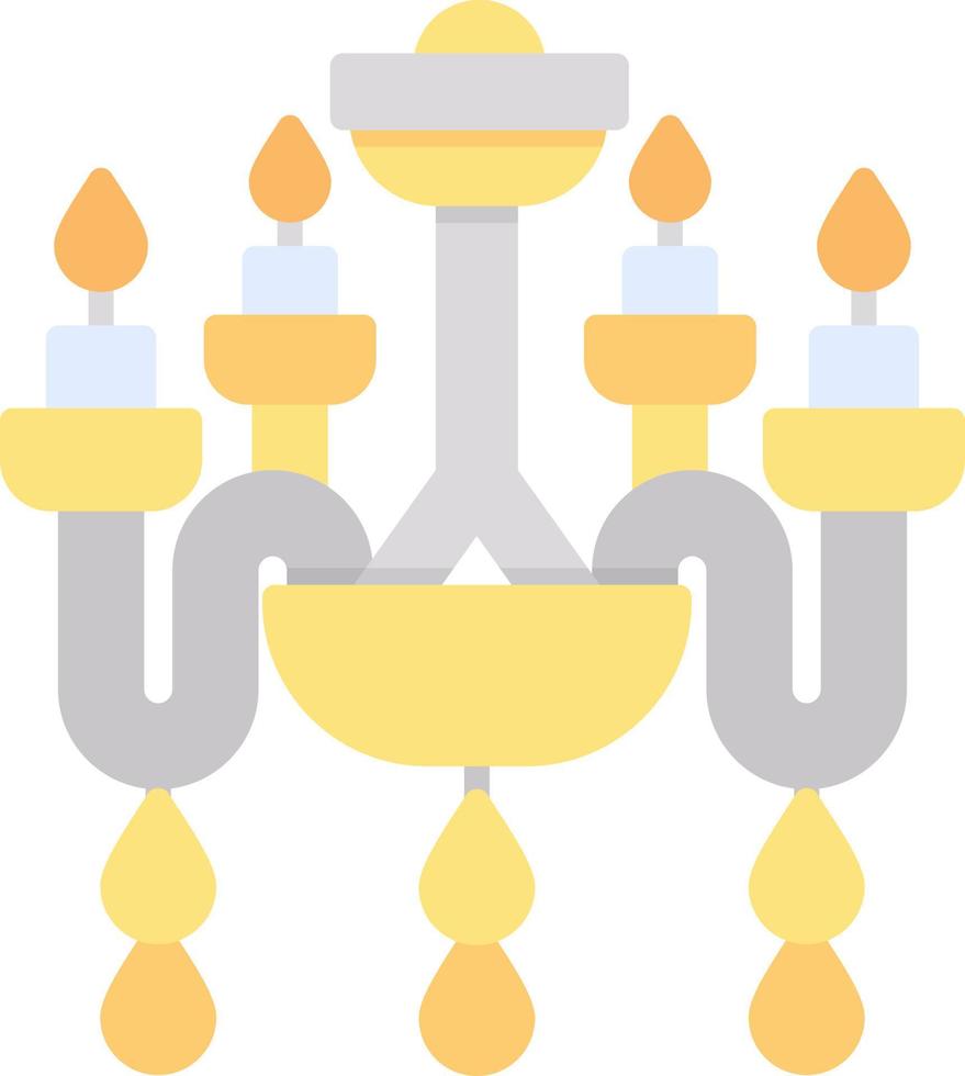 Chandelier Creative Icon Design vector