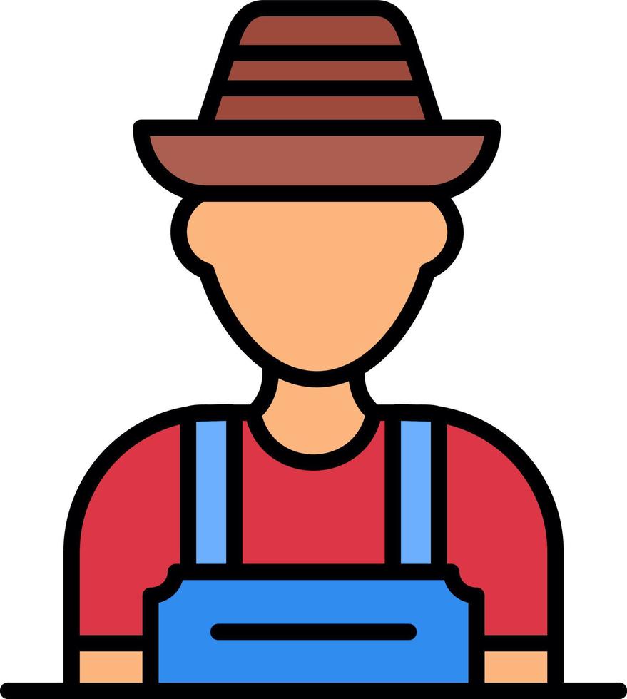 Farmer Creative Icon Design vector
