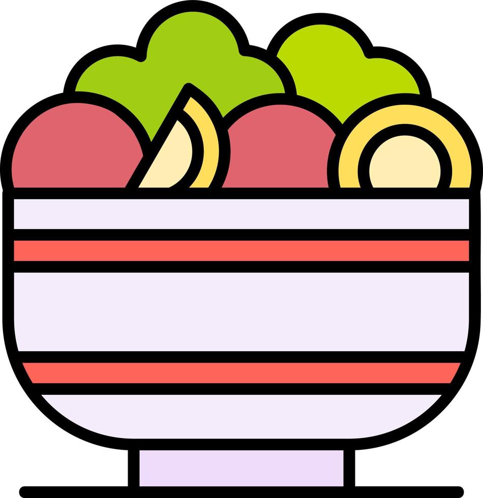 Salad Creative Icon Design vector