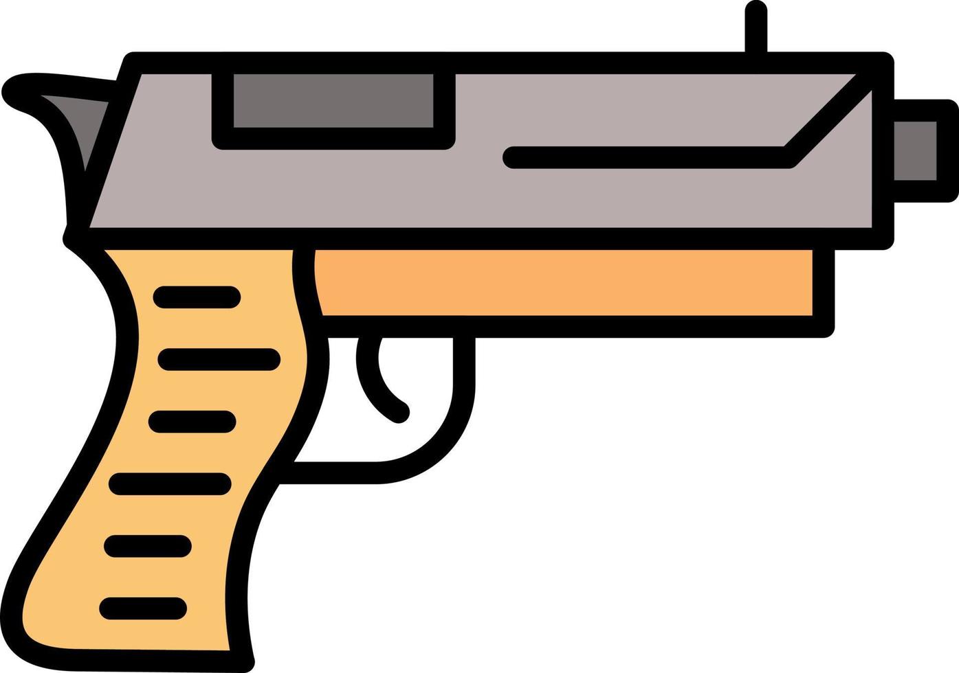 diseño de icono creativo de pistola vector