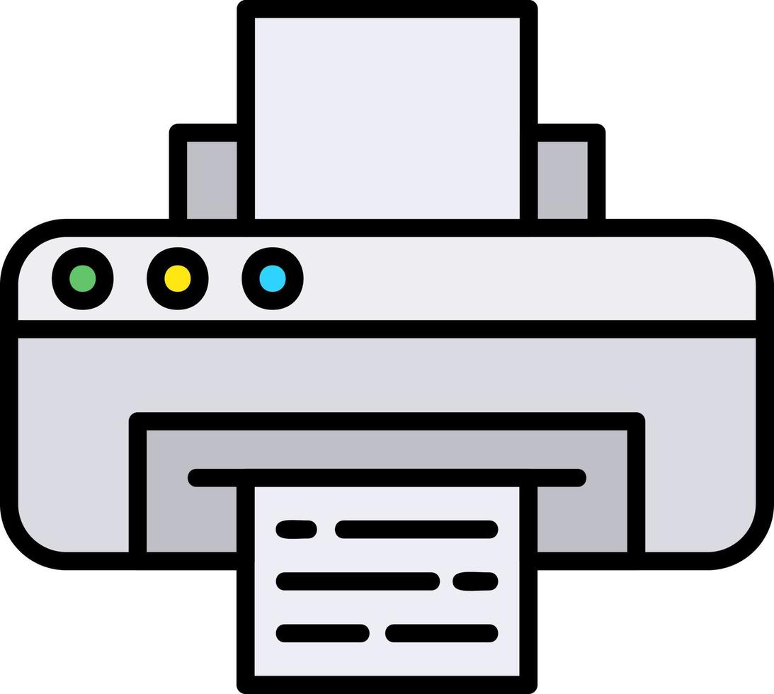 Printer Creative Icon Design vector