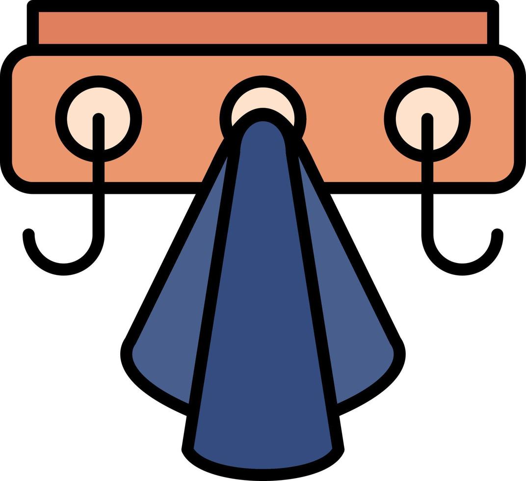 Coat Rack Creative Icon Design vector